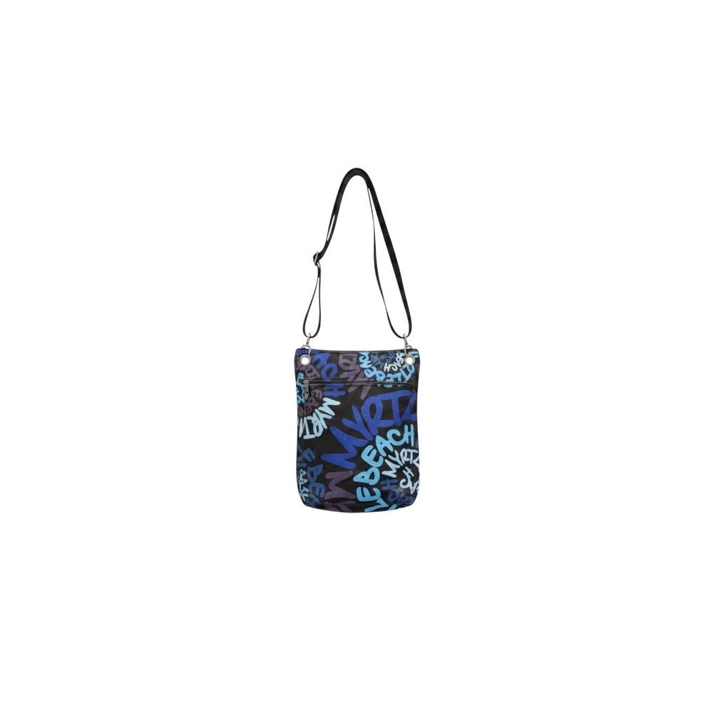 Robin Ruth Crossbody Bag Unisex Small Blue New Myrtle Beach Graffiti Travel Bag